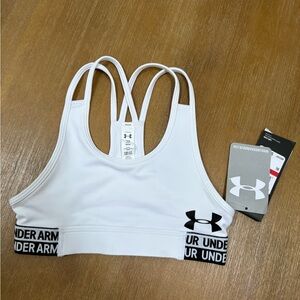 Under Armour White Strappy Sports Bra
